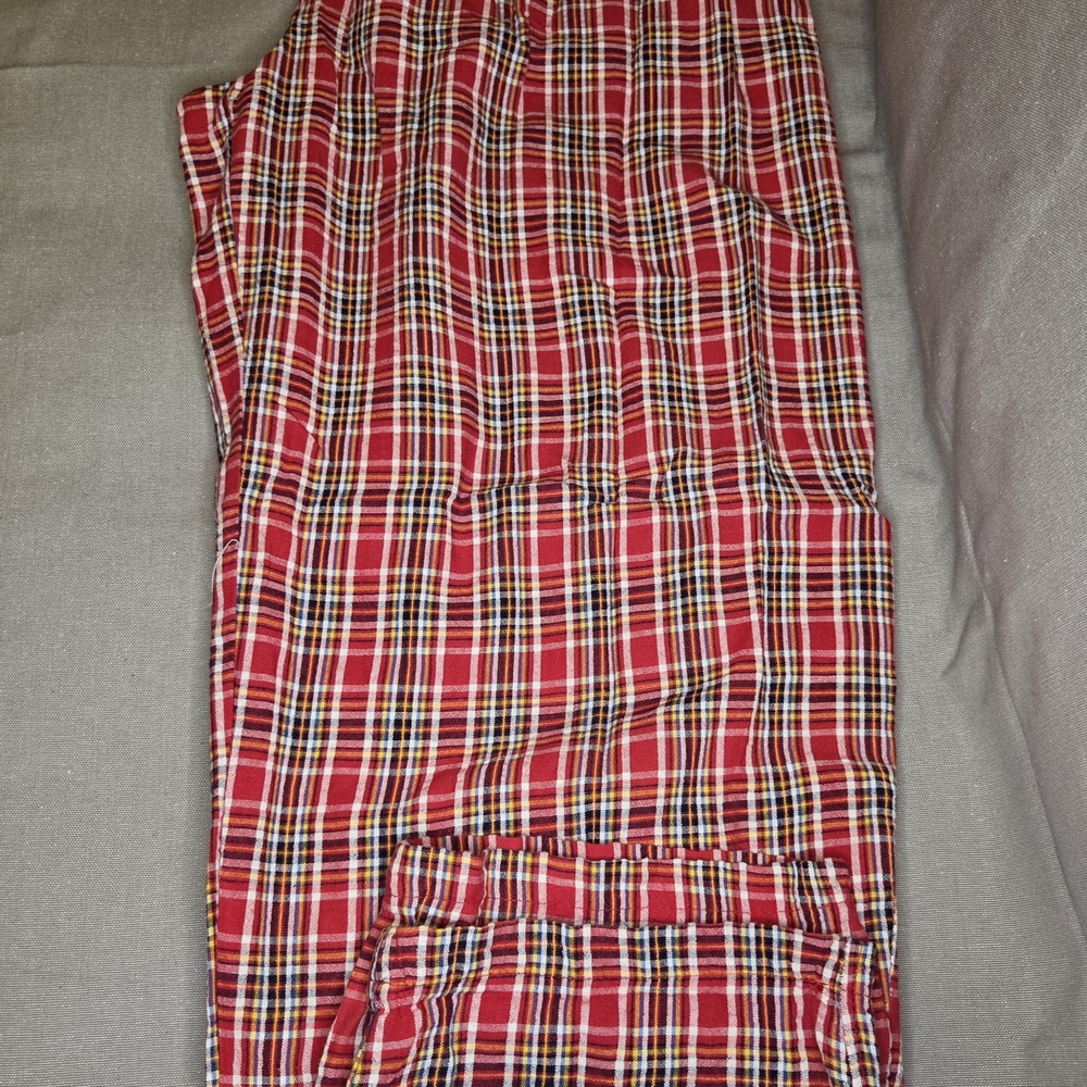 BDG Urban Outfitters Vintage Red Plaid Pants - Size Extra Small (XS)-TP - Picture 4 of 4